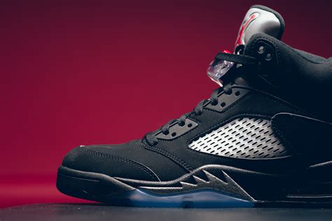 air jordan 5 black silver|jordan 5 retro black.